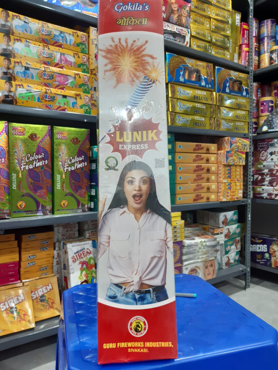 High-speed Lunik express rocket